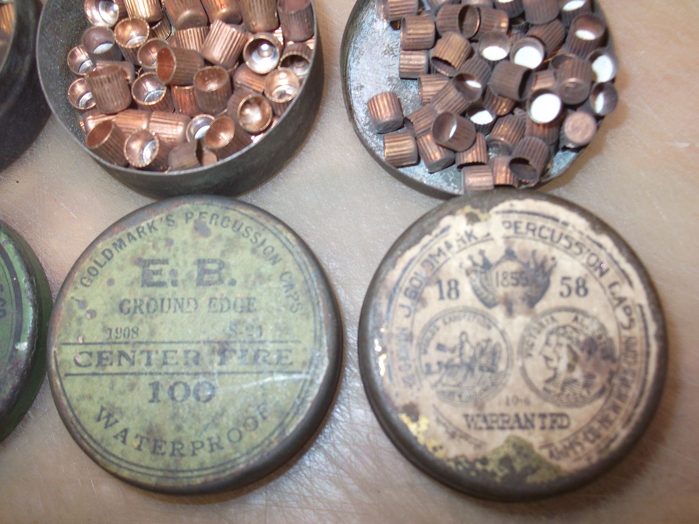 Percussion Caps From Waaaay Back